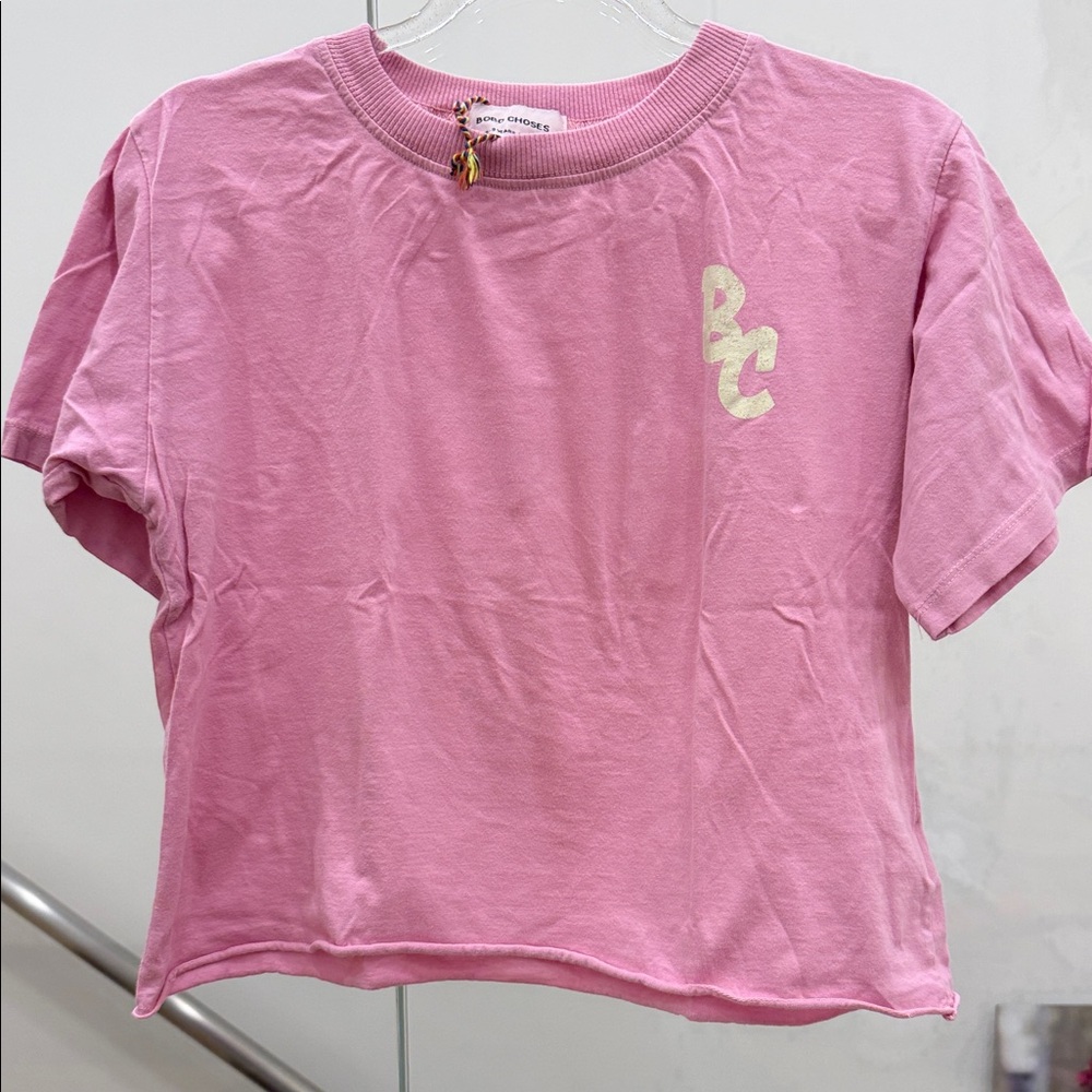 Bobo Choses Pink  Top girls size 8-9Y